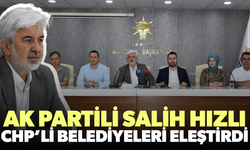 AK Parti Manisa'dan CHP'li belediyelere tepki!