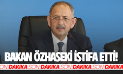 Son Dakika... Bakan Özhaseki istifa etti!