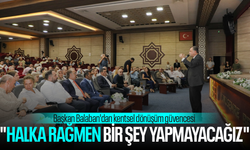 Başkan Balaban'dan kentsel dönüşüm toplantısı