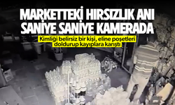 Hırsızlık anı saniye saniye kaydedildi