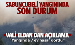 Sabuncubeli yangınında son durum... Vali Elban'dan açıklama geldi