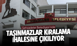 Şehzadeler Belediyesi'nin taşınmazları kiralama ihalesine çıkıyor