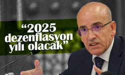 Bakan Şimşek: “2025 dezenflasyon yılı olacak”