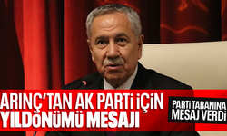 Bülent Arınç'tan  yıldönümü mesajı...