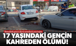 Motosikletle otomobil çarpıştı... 17 yaşındaki genç kurtarılamadı