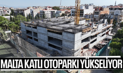 Malta Katlı Otoparkı yükseliyor