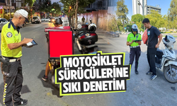 Motosiklet sürücülerine sıkı denetim