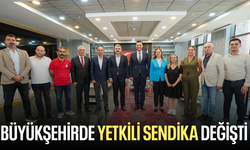 Başkan Ferdi Zeyrek DİSK’İ konuk etti