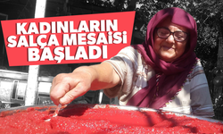 Manisa'da kadınlar salça yapımına başladı