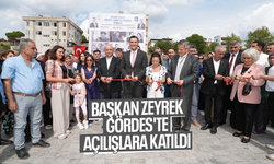 Başkan Zeyrek Gördes'te açılışlara katıldı