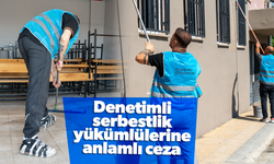 Denetimli serbestlik yükümlülerine anlamlı ceza