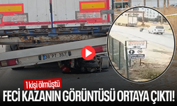 1 kişinin öldüğü kaza anı kamera görüntüsü ortaya çıktı