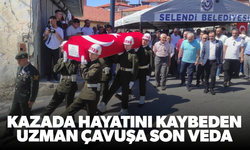 Kazada hayatını kaybeden uzman çavuşa son veda