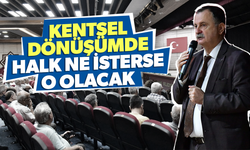 Yunusemre'de kentsel dönüşüm toplantısı yapıldı...