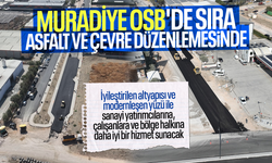 Muradiye OSB'de sıra asfalt ve çevre düzenlemesinde