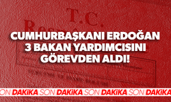 3 bakan yardımcısı görevden alındı