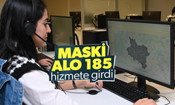 MASKİ ALO 185 hizmete alındı