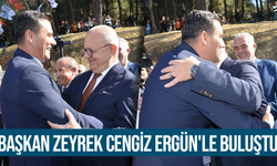 Başkan Zeyrek Cengiz Ergün'le buluştu