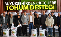 Büyükşehirden çiftçilere tohum desteği