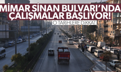 Büyükşehir’den duyuru… Mimar Sinan Bulvarı’nda çalışma başlıyor!