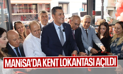 Manisa'da Kent Lokantası açıldı... İlk servisi Başkan Zeyrek yaptı