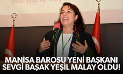 Sevgi Başak Yeşil Malay, Manisa Barosu'nun ilk kadın başkanı oldu