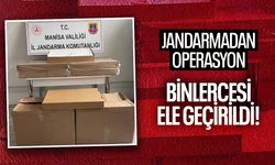 Jandarmadan operasyon... Kula'da 80 bin adet kaçak sigara ele geçirildi!