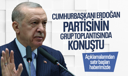 Cumhurbaşkanı Erdoğan, grup toplantısında açıklamalarda bulundu