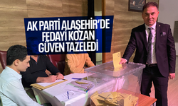 AK Parti Alaşehir’de Fedayi Kozan güven tazeledi