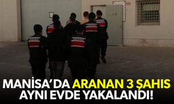 Aranan şahıslar aynı evde yakalandı