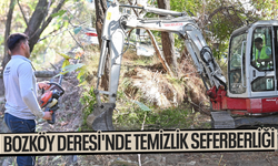 Bozköy Deresi'nde temizlik seferberliği başladı