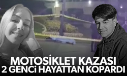 Motosiklet kazası 2 genci hayattan kopardı