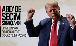 ABD'de seçim sonuçlandı... Resmi olmayan sonuçlara göre Donald Trump kazandı