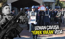 Uzman çavuşa ‘yürek yakan’ veda