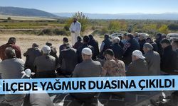 Vatandaşlar yağmur duasına çıktı