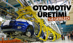 Otomotiv üretimi yüzde 8 geriledi