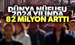 Dünya nüfusu, 2024 yılında 82 milyon arttı