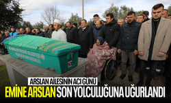 Arslan ailesinin acı günü... Emine Arslan toprağa verildi