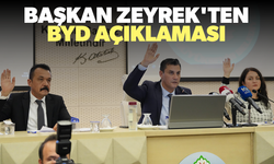 Başkan Zeyrek'ten BYD açıklaması