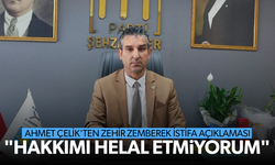 Ahmet Çelik'ten çarpıcı istifa açıklaması: "Hakkımı helal etmiyorum"