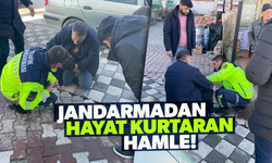 Jandarma hayat kurtardı!