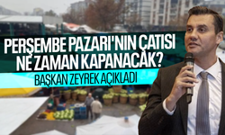 Perşembe Pazarı'nın çatısı ne zaman kapanacak?