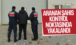 Aranan şahıs yol kontrol noktasında yakalandı