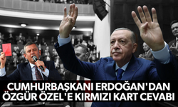 Cumhurbaşkanı Erdoğan'dan Özgür Özel'e kırmızı kart cevabı