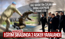 Eğitim sırasında yaralanan 2 asker hastaneye kaldırıldı