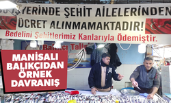 Balıkçıdan örnek davranış: Şehit ailelerine ücretsiz balık