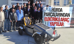 Hurda parçalar elektrikli araca dönüştü