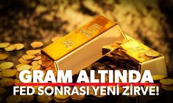 Gram altın Fed sonrası yükselişini sürdürüyor