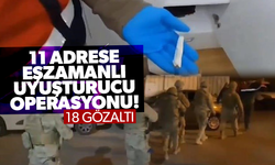 Jandarmadan uyuşturucu operasyonu! 18 gözaltı