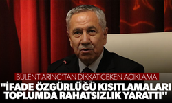 Bülent Arınç’tan dikkat çeken açıklama: "İfade özgürlüğü kısıtlamaları toplumda rahatsızlık yarattı"